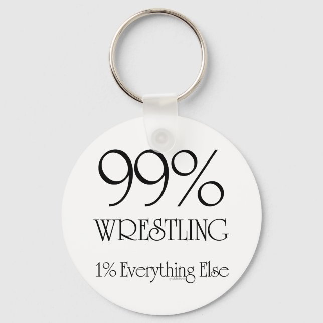99 % Wrestling Schlüsselanhänger (Vorderseite)