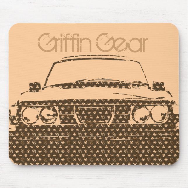 99turbo_GG_brwn, Greif-Gang Mousepad (Vorne)