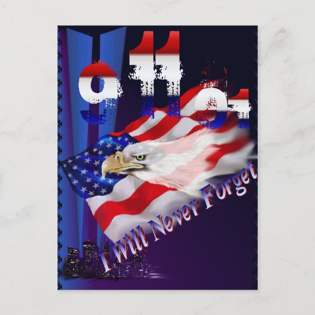 9-11-01 Postkarte (Vorderseite)