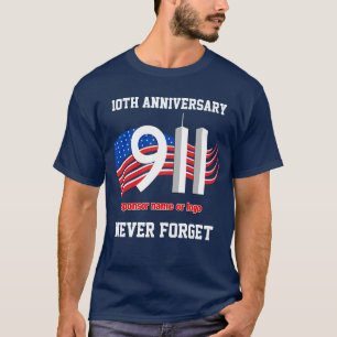 9/11 - 11. September - geförderte T-Shirt