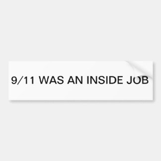9/11 innerer Job-Autoaufkleber Autoaufkleber