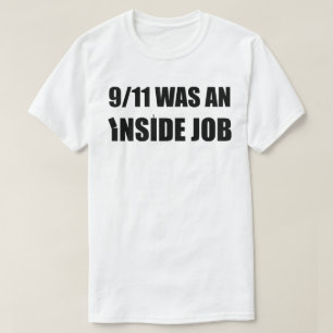 9/11 - Neigung - WAR ein Insider-Job (Schwarzes) T-Shirt