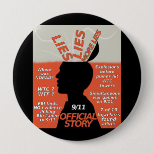 9-11 Offizielle Wahrheitsgeschichte Button