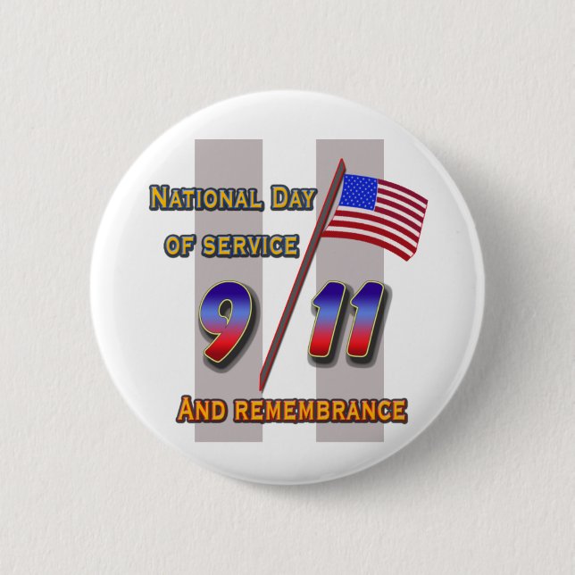 9-11 Schaltfläche Service und Erinnerung Button (Vorderseite)