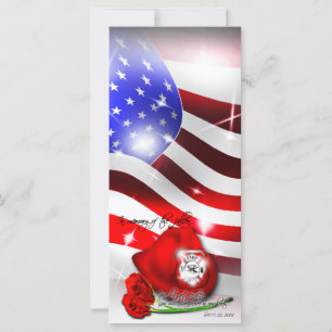 9./11. September Gedächtnisrackkarte