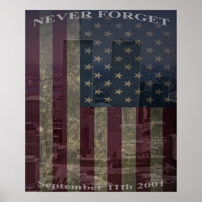 9/11 Vergessen Sie nie - Poster (Vorne)