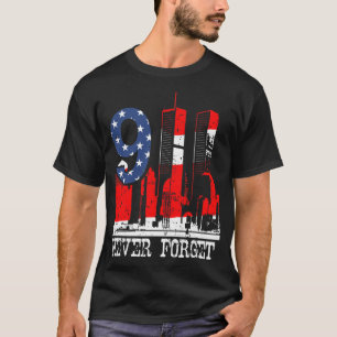9-11 Vergessen Sie nie T-Shirt