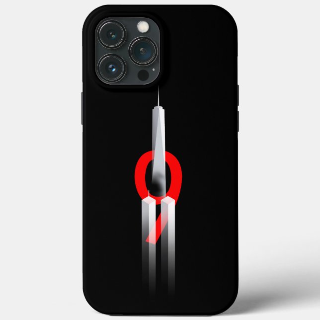 9 11 Vergessen Sie niemals die Gedenkstätte vom 9. Case-Mate iPhone Hülle (Rückseite)