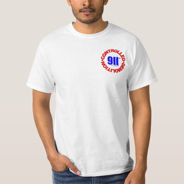 9/11 VERSCHWÖRUNG T-Shirt (Vorderseite)