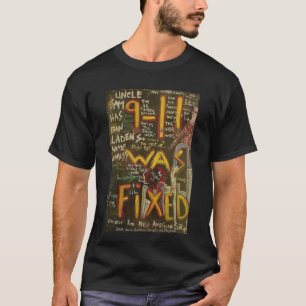9-11 wurde schwarz fixiert T-Shirt