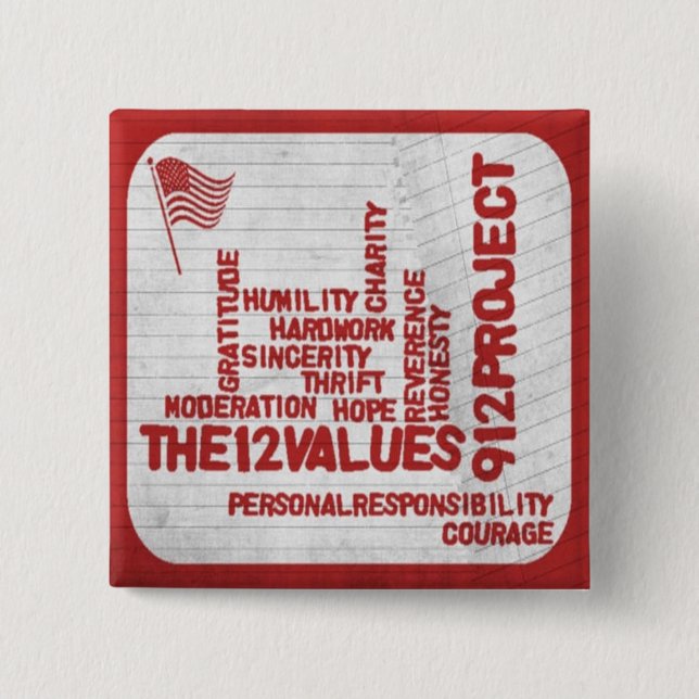 9/12 Projekt-Stützknopf Button (Vorderseite)