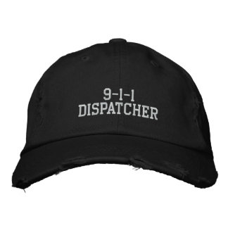 9-1-1-Dispatcher-Hat Bestickte Kappe