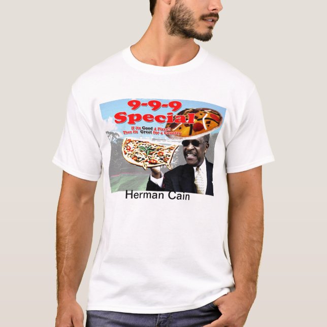 9 9 9 Plan Herman Kain T-Shirt (Vorderseite)