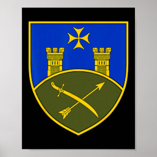 9. Armeekorps (Ukraine) Ukrainische Streitkräfte  Poster