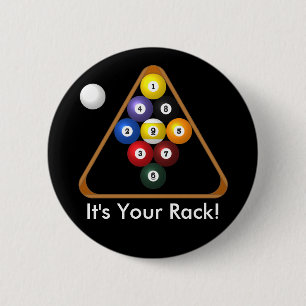 9 Ball Gestellknöpfe Button