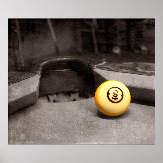 9 BALL POCKER POSTER (Vorne)
