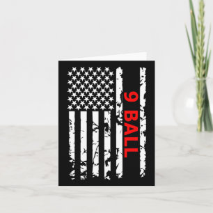 9 BALL POOL TISCH GIFT KARTE