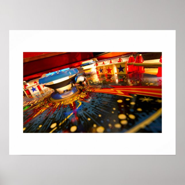 9 Ball Zap! Pinball Poster (Vorne)