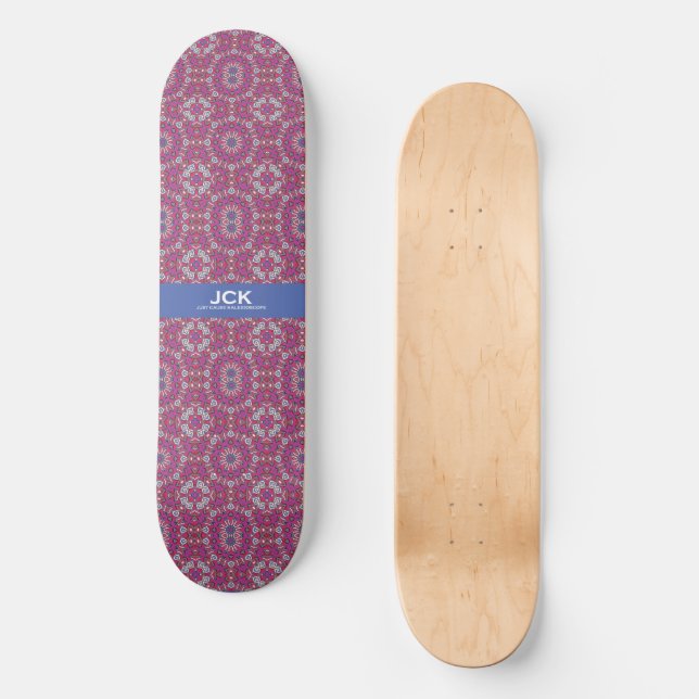 9. Band Kaleidoskop Art 19 Skateboard (Vorderseite)