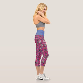 9. Band Kaleidoskop Art 8 Capri Leggings