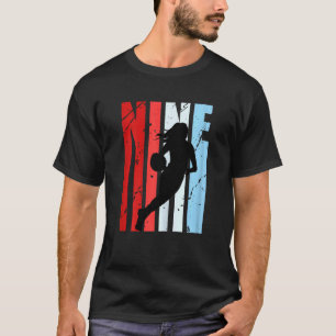 9. Basketball Geburtstag Retro Vintag störend R T-Shirt