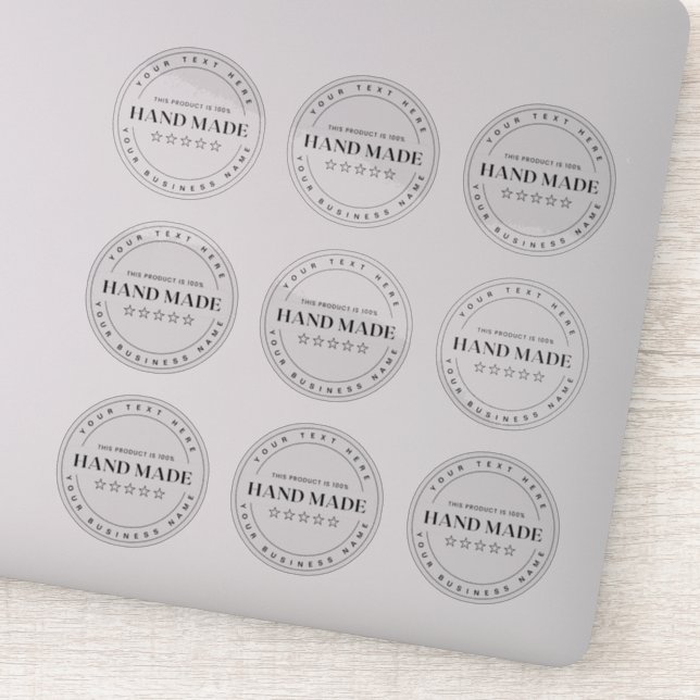 9 Benutzerdefiniertes Handling für kleine Unterneh Aufkleber (Detail)