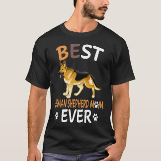 9 Beste Deutsche Schäferhund-Mama Aller Zeiten 441 T-Shirt