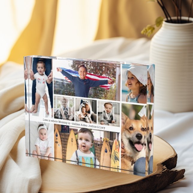 9 Bild Collage Liebe Sie Mama Unternamen Fotoblock (Von Creator hochgeladen)