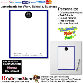 9 Business Blue Logo Letterhead Business Brand Briefbogen