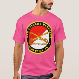 9. Cavalry Regiment Fort Gewerkschaft NM Buffalo S T-Shirt