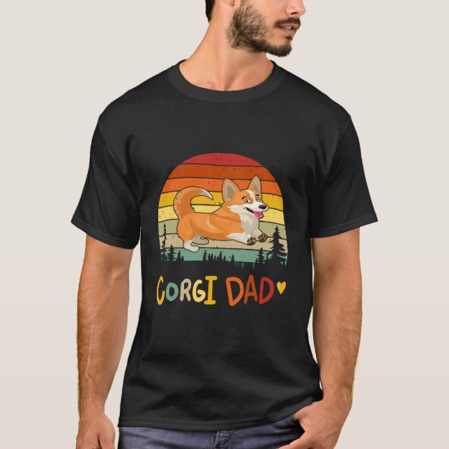 9 Corgi-Vater T-Shirt (Vorderseite)
