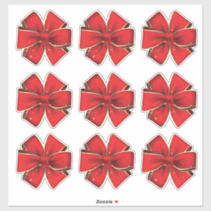 9 Crush Proof Geschenk Wrap Bows zum Versenden von Aufkleber