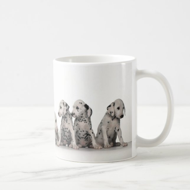 9 entzückende Dalmatiner-Welpen Tasse (Rechts)