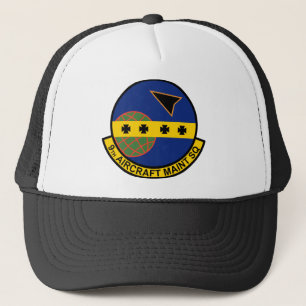 9. Flugzeugwartungsquadrat Truckerkappe