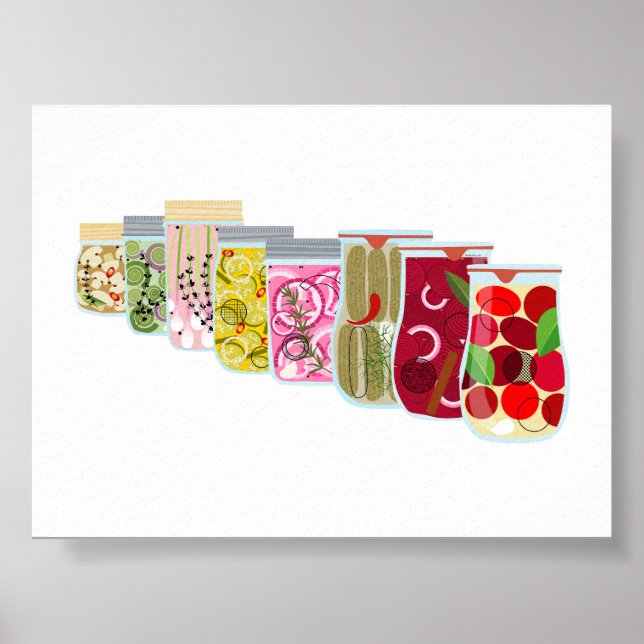 #9 Food Canning Jars Poster (Vorne)