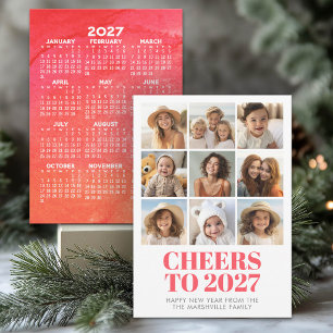 9 Foto Bestes Jahr Aller Zeiten HYN 2027 Kalender Feiertagskarte