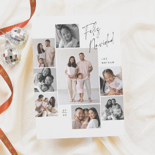 9 Foto Collage Feliz Navidad Spanien Weihnachten