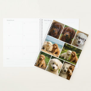 9 Foto-Collage und Text personalisiert Planer