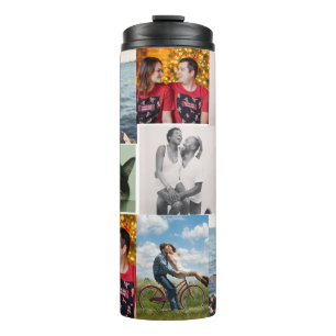 9 Foto individuelles personalisiertes Kollage Thermosbecher