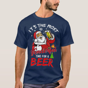 9 Funny Christmas Weihnachten Weihnachtsmann trink T-Shirt