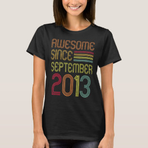 9. Geburtstag 9 Jahre alt Phantastisch seit Septem T-Shirt