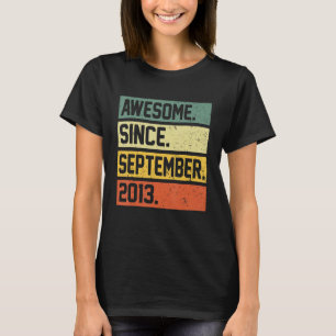 9. Geburtstag 9. Phantastisch seit 2. September T-Shirt