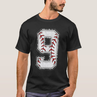 9. Geburtstag Baseball Big Number 9 Year Old Boy G T-Shirt