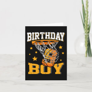 9. Geburtstag Basketball Boy 9 Jahre alter Basketb Karte