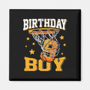 9. Geburtstag Basketball Boy 9 Jahre alter Basketb Magnet