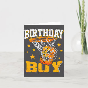 9. Geburtstag Basketball Junge 9 Jahre alte Basket Karte