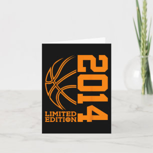 9. GEBURTSTAG BASKETBALL LIMITED EDITION 2014 KARTE