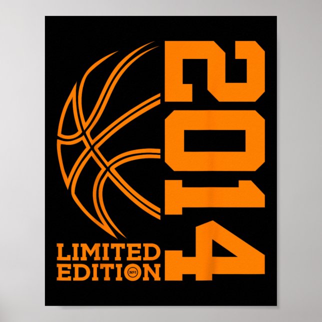 9. GEBURTSTAG BASKETBALL LIMITED EDITION 2014 POSTER (Vorne)