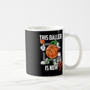 9. Geburtstag Basketball Spielspass 9 Jahre Altes Kaffeetasse