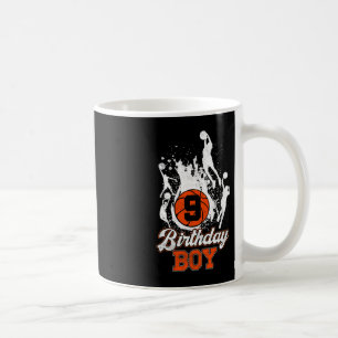 9. Geburtstag Basketball Thema Geburtstag Junge 9Y Kaffeetasse